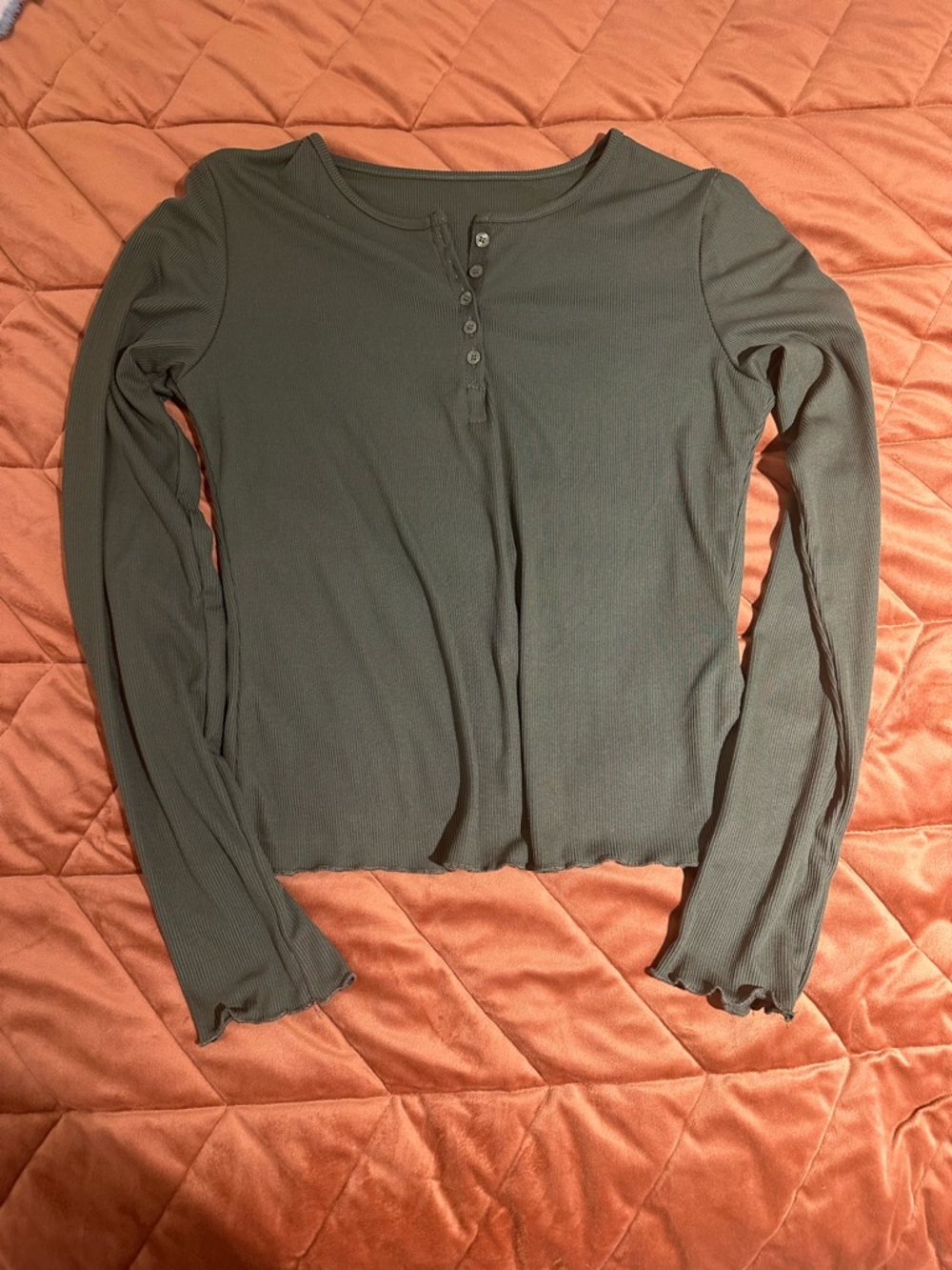 Olive Green Long-sleeve